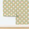 Boho Rainbow Scallop Minimalist Modern Geometric Art Deco Warm Pastel Soft Gold Blush Pink Aqua Mint Custom Removable Wallpaper by Spoonflower Peel & Stick Wallpaper 2FT Wide